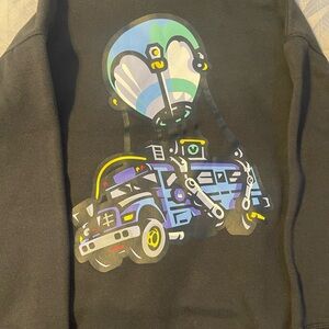 Zara - Fortnite hoodie - black - Boys small size 8